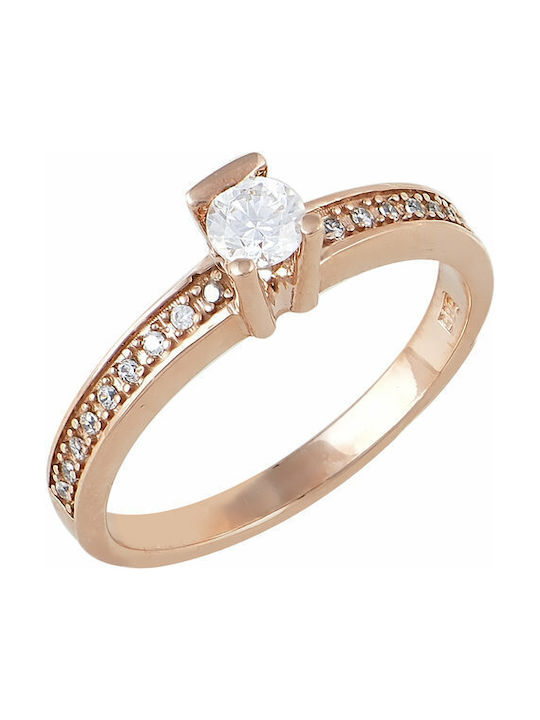 Savvidis Single Stone from Rose Gold