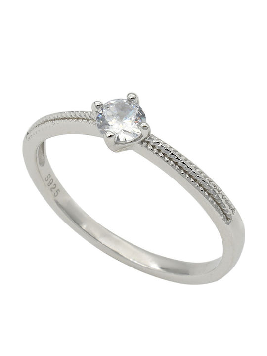 Prince Silvero Ring with Zircon made of Silver ...