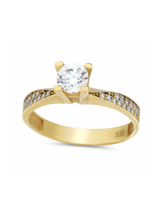 Single Stone from Gold 14K