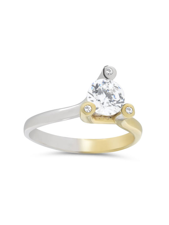 Single Stone from Gold 14K