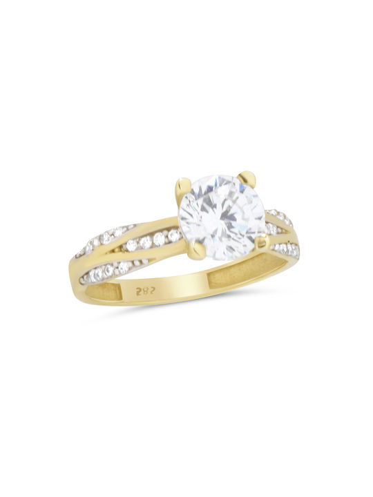 Single Stone from Gold 14K