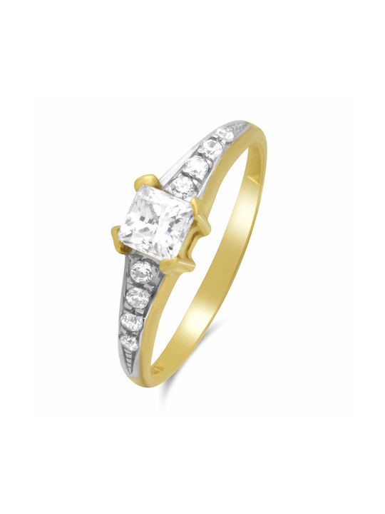 Single Stone from Gold 14K