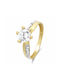 Single Stone from Gold 14K