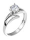 Single Stone from White Gold 14K