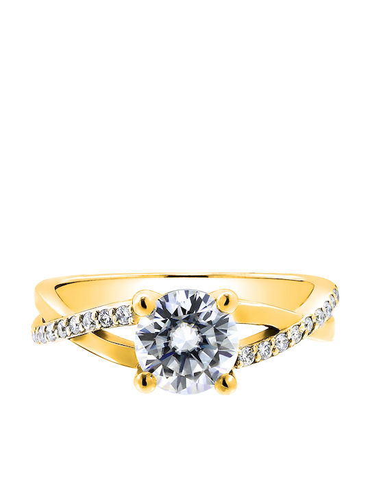 Single Stone Ring From 18K Gold Single Stone Ring From 18K Gold