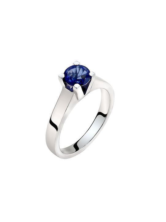 Single Stone from White Gold 18K