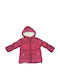 Waterproof Kids' Parka Long with Hood Burgundy