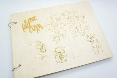 Wooden Guest Book