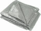 Waterproof Tarpaulin 120gr/m² 5x4m. Light Type Silver