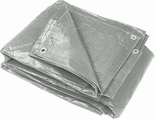 Waterproof Tarpaulin 120gr/m² 5x4m. Light Type Silver