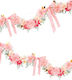 Meri Meri Garland for Party in Pink color