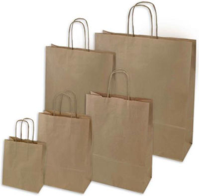 AG Trees Paper Bag for Gift Brown 34x34x47cm.