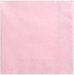 Napkins 33x33cm. Pink 20pcs