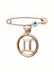 Chrilia Kinder Sicherheitsnadel aus Gold 14K