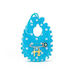 Goldsmith Kids Gold Plated Silver Safety Pin Charm with Cross for Boy