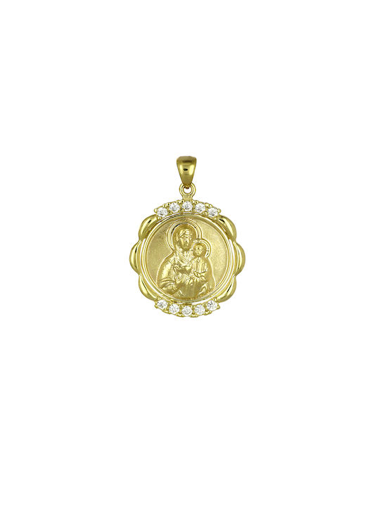 Pendant Kids Talisman Constantine from Gold 9K P-65166