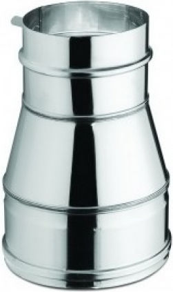 KymaSol Свиване Chimney Pipe Inox 130мм Сребрист