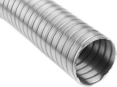 Chimney Chimney Tube Metallic 50mm Silver