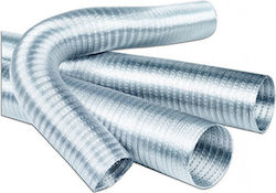 Chimney Chimney Tube Metallic 63mm Silver