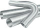 Coș de Fum Metalică 125mm Argintiu