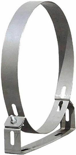 Inox Shell Chimney Retaining Clip Inox 80mm Silver