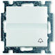 Abb Basic55 Бутонен Превключвател Bell Без Рамк...