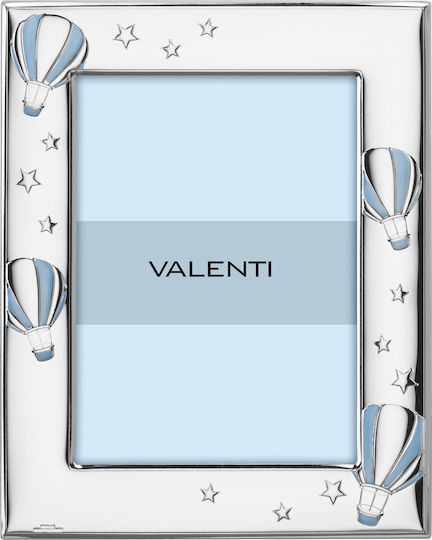 Valenti Детска Рамка за снимки Silver Син 9x13см