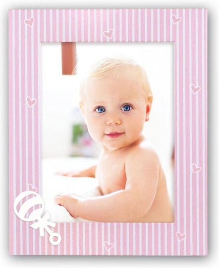 Kinder Fotorahmen Metallisch Weiß 13x18cm