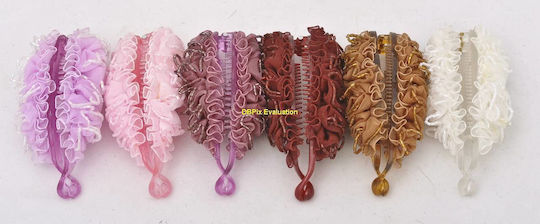 Set Banana Hair Clips Multicolour 6 Pieces