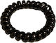 Azure Coil Hair Tie Black