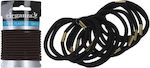 Koopman Hair Scrunchies Black 12pcs