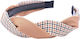Stirnband Haar Braun