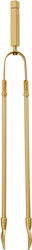 Zogometal Fireplace Tongs Gold