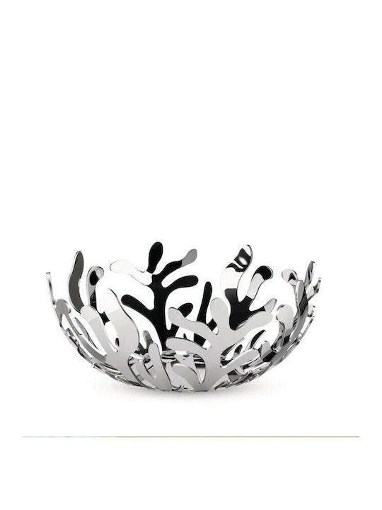 Alessi Mediterraneo Obstschale Metallisch Silber 21x21x9.5cm