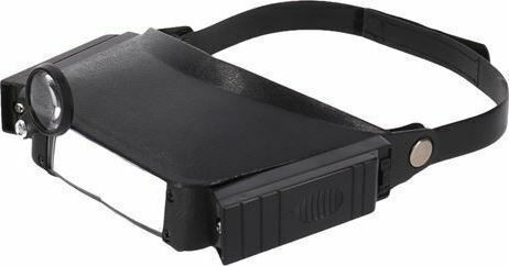 Safety Glasses with Magnification with Transparent Lenses and LED Light 1pcs