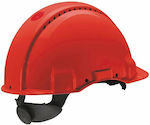 Construction Site Helmet Red G3000NUV