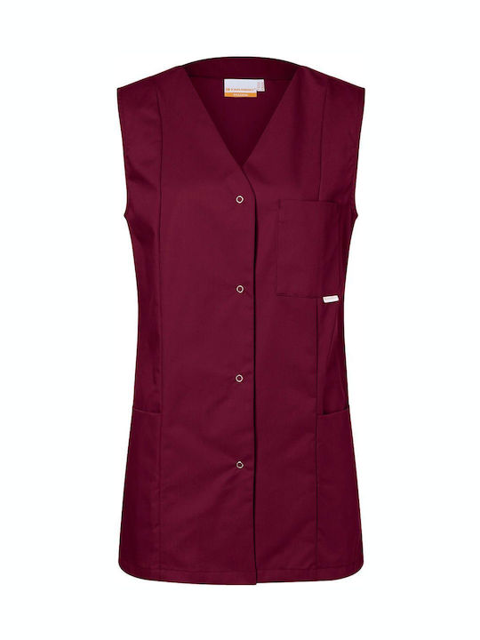 Karlowsky Sleeveless Work Shirt Red