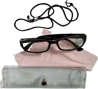 Lesebrille +3.50 in Schwarz Farbe 3,50