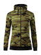 Damen Sweatshirtjacke Grün
