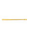 Extendable Metallic Curtain Pole Single Φ7mm 40-75cm Gold