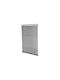 Homefit Beschattungsrollo Aluminium in Silber Farbe L120xH230cm