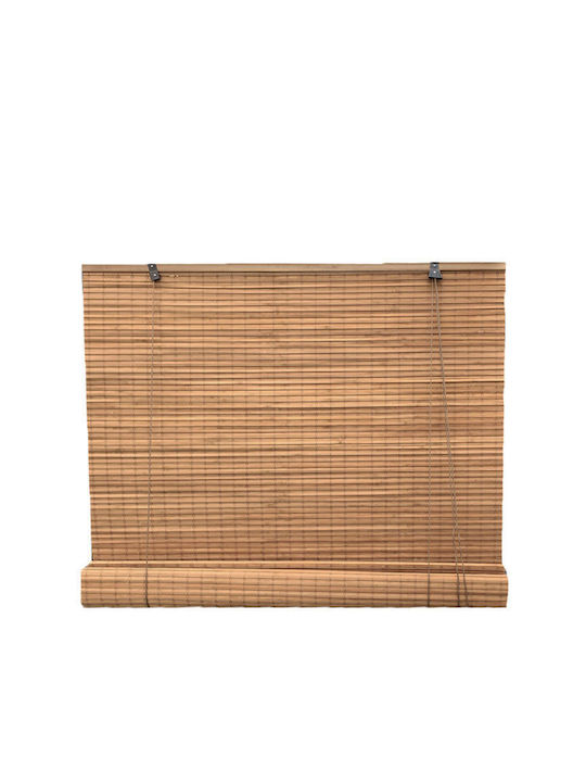 Woodware Beschattungsrollo Bamboo in Braun Farbe L150xH220cm