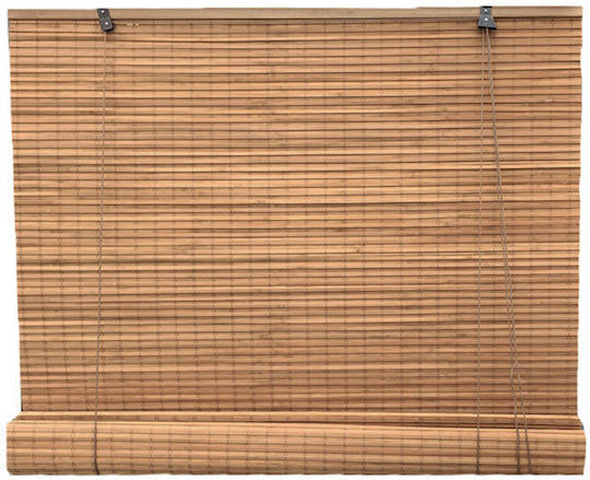Woodware Beschattungsrollo Bamboo in Braun Farbe L150xH220cm