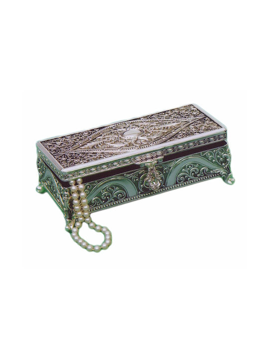 Jewellery Box Metal 24x10x8cm