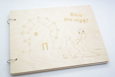 Wedding Wish Book Beige