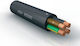 H07RN-F 1x50mm Power Cord Type H07RN-F with Cable Properties 1x50mm² in Black Colour 1m Flexible