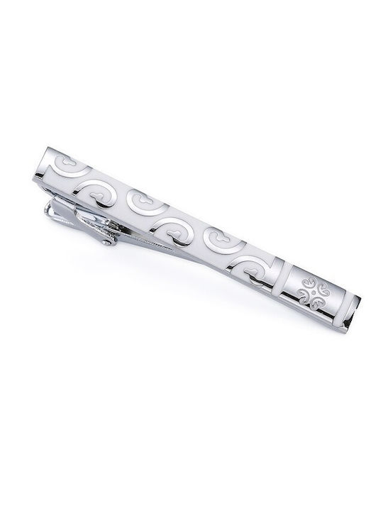 Steel Tie Clip Silver 5.8x0.5cm