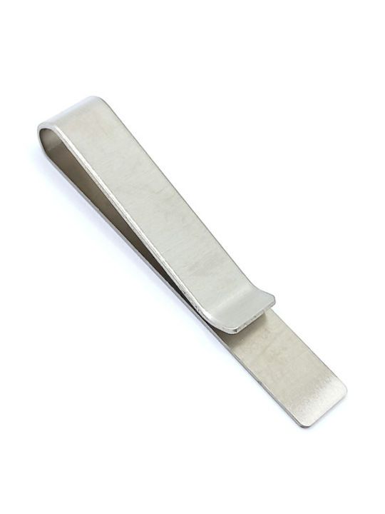 PS Silver Clip Γραβάτας από Ατσάλι Ασημί
