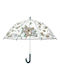 Perletti Kids Curved Handle Umbrella Cool Kids Transparent