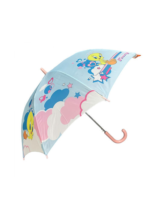 Chanos Kids Curved Handle Umbrella Multicolour